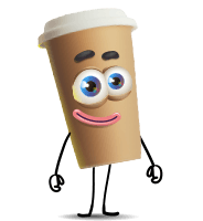 Paper Coffee Cup Character Animator Puppet